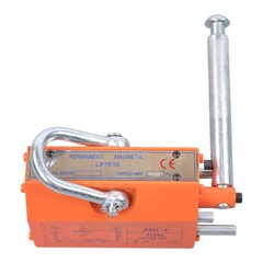 880lbs/400kg Magnetic Lifter 2.5 Safety Factor Lifting Magnet Hoist Orange