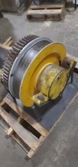 CMS Northern CRANE drive WHEEL ￼ASSEMBLY 23″ OD double flange 5-1/4″ wide 58/60
