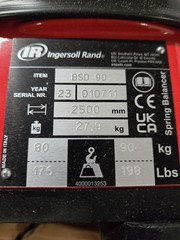 Ingersoll Rand Irax BSD 90 Feder Balancer 8.2feet Lift ,176-198 lb Capacity NEW