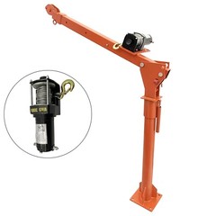 12V Small Lifting Machine Electric Crane Winch Winding Engine Crane 1000W