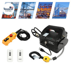 Electric Hoist Winch,1100Lbs 1500W Electric Hoist Winch Portable Winch with Wire