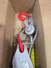 Lug-All 3000-10 Industrial-Grade Cable Come Along Ratchet Winch Hoist, 1/Pack