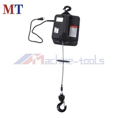 2in1 Portable Electric Hoist Winch 1100lbs 1500W With Wireless Remote Control