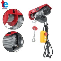 440LB Electric Hoist with 14ft Remote Control 110V for Garage Workshop Lifting