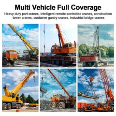 Wireless 30X Zoom Camera & 10.1″ Monitor System For Safe Operation Crane