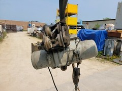 P&H 1/2 Ton Zip-Lift Cable Hoist AA2 1 Hp, 220/440 Volt w/Trolley & Pendant