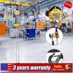 Small Lever Block Chain Hoist Ratchet Type Come Along Puller 5 FT Lift 0.25 Ton