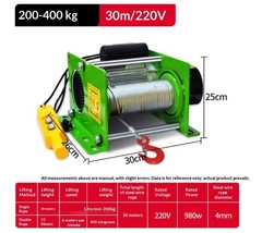 German-Style Hoist, Small Wireless Remote-Controlled Crane, Heavy-Duty Crane