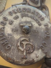 Vintage Chicago Pneumatic No. 85 Balancer Cable Hoist Retractor #85 C.P. B76944