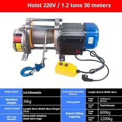 220v Household Small Hoist Winch Electric Hoist Crane Quick Small Lift