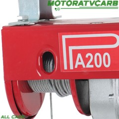 ALL-CARB 440lbs / 200kg Mini Electric Hoist 6.6 ft Wired Remote Control 110V