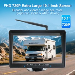 Wireless 30X Zoom Camera & 10.1″ Monitor System For Safe Operation Crane