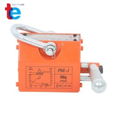 Magnetic Hoist 220 lbs/100 kg Capacity 2.5 Safety Factor Magnetic Lifter Orange