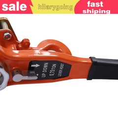 1650LBS 3/4 Ton 10ft Lever Block Chain Hoist Ratchet Type Come Along Puller !