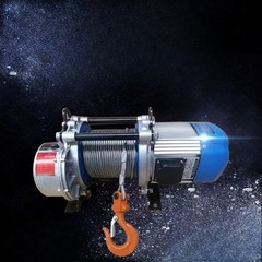 New Aluminum Shell Hoist Multifunctional Crane Home Fast Small Crane Winch