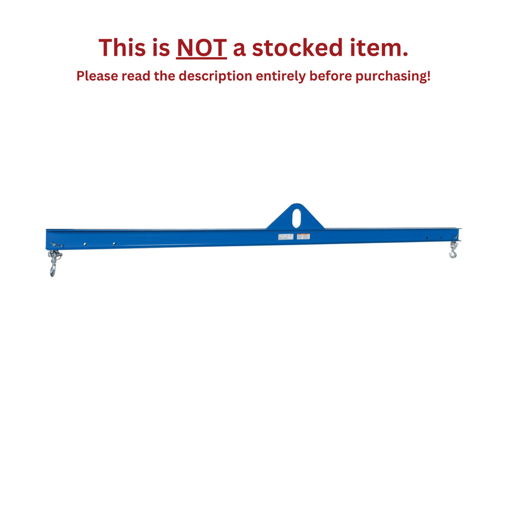 VESTIL ECONOMY SPREADER BEAM – 1000 LB CAPACITY, 120 IN. LENGTH – SBM-10-10