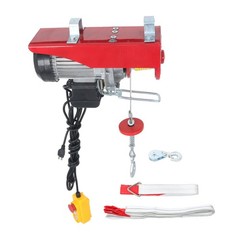 Compact 110V Electric Hoist – 600kg Capacity with Lifting Belt & Remote