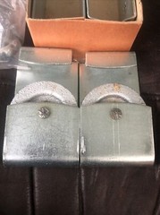 LAWRENCE BRO. INC #76 Zinc Plated HANGER For Doors 1 1/2” To 1 3/4” Thick -NOS-