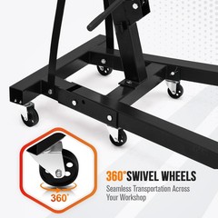 Engine Hoist Crane Cherry Picker 2 Ton Hydraulic Garage Shop Engine Lift Jack