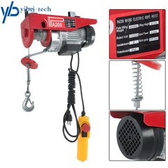 440lbs / 200kg Mini Electric Hoist 110v 6.6ft/2m Wired Remote Control