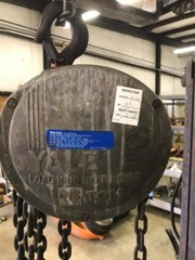 Yale 1 Ton Model Load King Manual Coffing Hoist 8’ Chain.