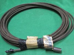 WRIGHT 70569-12 WIRE ROPE CABLE 5/16″ 58′-.9″ ACCO HOIST CRANE LIFT LIFTING