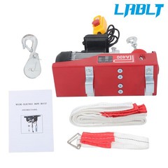 LABLT 880lbs Electric Hoist & 14FT Wired Remote Control,20-40FT Lifting Height