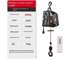 Electric Hoist 220V Home Use Mini Crane Lifter Remote-Controlled Electric Hoist