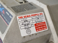 Porta-Weigh X-Plus MSI-4300 30,000 X 10 lbs Hanging Portable Crane Scale