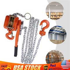 3/4Ton Mini Lever Chain Hoist Ratchet Type Come Along Puller Highly Portable
