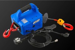 220V Portable Home Use Hoist and Winch Remote-Controlled Suspended Lift