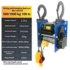 Factory Wholesale Fast Lift Germanstyle Winch 220v Home Use Mini Electric Hoist