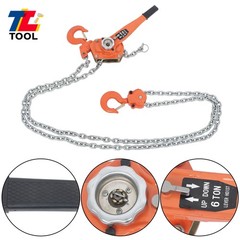 6Ton/13200LB Capacity Alloy Steel Lever Block Chain Hoist 10ft G80 Ratchet Hoist