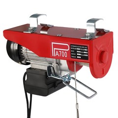 1543lbs Overhead Electric Hoist Crane Lift Garage Winch with Remote 110V US