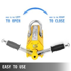 Steel Magnetic Lifter 660 LB Permanent Metal Lifting Magnet 300 KG Magnetic Lift