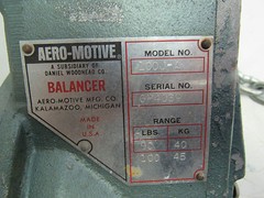 AERO-MOTIVE 100J-A TOOL BALANCER 90-100 LBS 7′ CABLE ***XLNT***