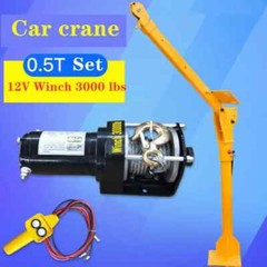 Truck-mounted Jib Crane Oil Drum Crane Loading and Unloading Small Crane