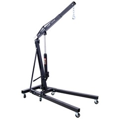 Heavy Duty 4000LBS Folding Engine Hoist Cherry Picker Shop Crane Hoist Lift