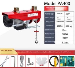 Electric Hoist Home Use Small Crane Lifting Machine Winch Hoist Crane 220V