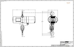 CMCO LODESTAR VS ELECTRIC CHAIN HOIST – 2000 LB, 2-STEP MULTI-STEP