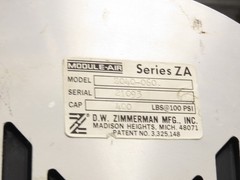 Ingersoll Zimmerman Z040-060 Pneumatic Air Balancer 6′ Travel 400Lb w/Load Block
