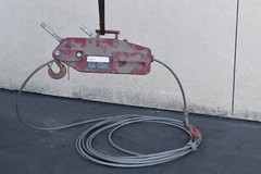 Northern Industrial tools wire rope pulling hoist 7040 lb. w/ 50 ft cable