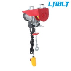 LABLT 1320lbs Electric Winch 1150W Mini Electric Hoist 14ft Wired Remote Control