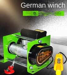 German Winch Electric Hoist 220v Wireless Remote Control Home Crane Crane