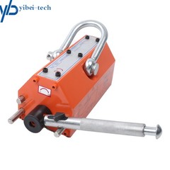 2200lbs/1000kg Permanent Magnetic Lifter Lifting Magnet Neodymium Hoist Orange