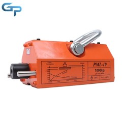 Neodymium Hoist 2200Lbs/1000kg Magnetic Lifter Lifting Magnet 2 Safety Factor