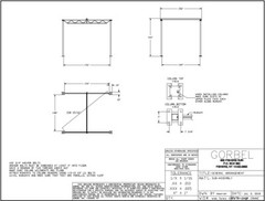 GORBEL SHOP CRANE – 1/2 TON CAPACITY, HEIGHT 12 FT, BRIDGE LENGTH 13 FT