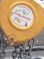 KONECRANES KM SERIES 2 94″ UP & DOWN 1/2 TON 1000LB CAPACITY 1/2 TON HOOK