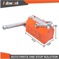 Labwork Magnetic Lifter 880 lbs /400 kg Pulling Capacity 2.5 Safety Factor Hoist