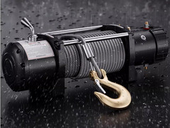 Electric Winch 12V/24V Vehicle-mounted Small Crane Winch for Off-road Vehicles